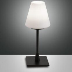 Επιτραπέζιο Φωτιστικό   Fabas Luce Lucy G9   Μαύρο Με Dimmer Αφής    – 3568-30-101