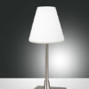 Επιτραπέζιο Φωτιστικό   Fabas Luce Lucy G9  Νίκελ Σατινέ Με Dimmer Αφής    – 3568-30-178