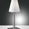Επιτραπέζιο Φωτιστικό   Fabas Luce Lucy big E14 Νίκελ Σατινέ Με Διακόπτη Αφής    – 2653-31-178