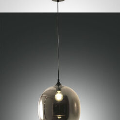 Κρεμαστό Φωτιστικό   Fabas Luce Maia E27 Φιμέ     – 3490-40-126