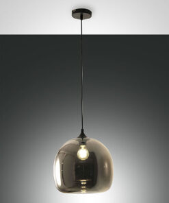 Κρεμαστό Φωτιστικό   Fabas Luce Maia E27 Φιμέ     – 3490-40-126