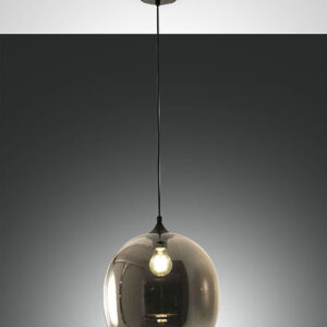Κρεμαστό Φωτιστικό   Fabas Luce Maia E27 Φιμέ     – 3490-40-126