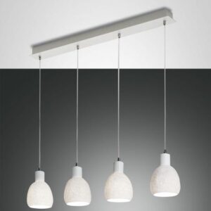Κρεμαστό Φωτιστικό   Fabas Luce Marina 4X E27 Λευκό     – 3534-49-102