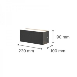 it-Lighting Martin LED 12W 3CCT Outdoor Up-Down Wall Lamp White D:22cmx9cm (80200720)