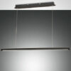 Κρεμαστό Φωτιστικό   Fabas Luce Mason LED 42W  Μαύρο Με Dimmer  4320lm Θερμό 3000K – 3696-45-101