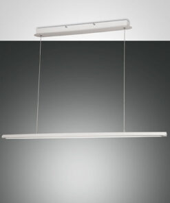 Κρεμαστό Φωτιστικό   Fabas Luce Mason LED 42W  Λευκό Με Dimmer  4320lm Θερμό 3000K – 3696-45-102