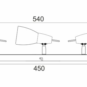 ΣΠΟΤ 3xE14 ΜΠΑΡΑ ΓΥΑΛΙ ΝΙΚΕΛ ΜΑΤ KAMET ACA DECOR – MC542NM3