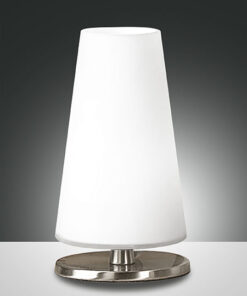 Επιτραπέζιο Φωτιστικό   Fabas Luce Milady G9 Νίκελ Σατινέ Με Dimmer Αφής    – 3576-30-178