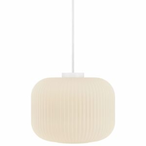 Nordlux Milford 30 Κρεμαστό Οπάλ Λευκό E27  Γυάλινο/Μεταλλικό –  46583001