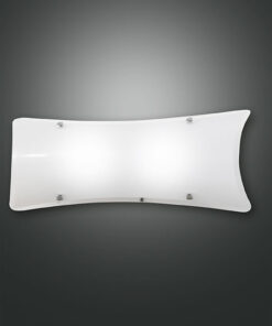 Φωτιστικό Τοίχου  Fabas Luce Milton 2X E27 Λευκό     – 3113-26-102
