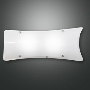 Φωτιστικό Τοίχου  Fabas Luce Milton 2X E27 Λευκό     – 3113-26-102