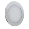 LED Πάνελ Στρογγυλό 12W Χρώμιο V-TAC Με Driver Θερμό Λευκό 3000K – 6340