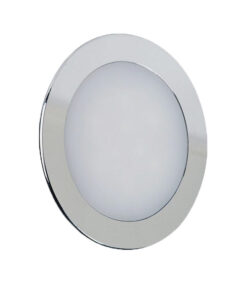 LED Πάνελ Στρογγυλό 12W Χρώμιο V-TAC Με Driver Θερμό Λευκό 3000K – 6340