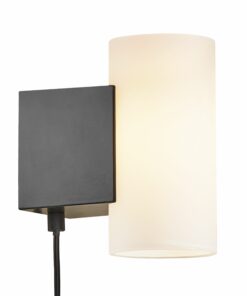 Nordlux Mona Φωτιστικό Τοίχου Μαύρο/Λευκό LED 10W 2700K Dimmable – 2110561003