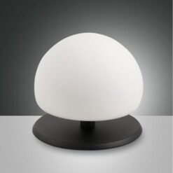 Επιτραπέζιο Φωτιστικό   Fabas Luce Morgana G9   Μαύρο Με Dimmer Αφής    – 3570-30-101