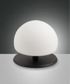 Επιτραπέζιο Φωτιστικό   Fabas Luce Morgana G9   Μαύρο Με Dimmer Αφής    – 3570-30-101
