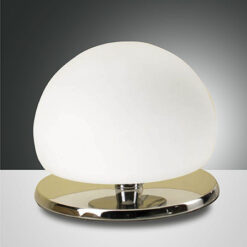 Επιτραπέζιο Φωτιστικό   Fabas Luce Morgana G9   Χρώμιο Με Dimmer Αφής    – 3570-30-138
