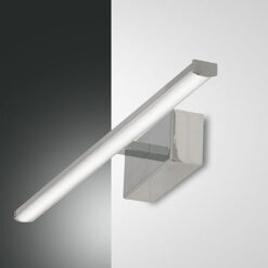 Φωτιστικό Τοίχου  Fabas Luce Nala LED 10W  Χρώμιο  IP44 1200lm Θερμό 3000K – 3361-26-138