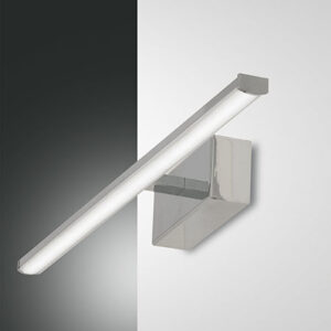 Φωτιστικό Τοίχου  Fabas Luce Nala LED 10W  Χρώμιο  IP44 1200lm Θερμό 3000K – 3361-26-138