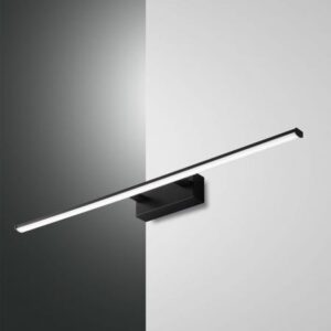 Φωτιστικό Τοίχου  Fabas Luce Nala LED 15W  Μαύρο  IP44 1850lm Θερμό 3000K – 3361-28-101