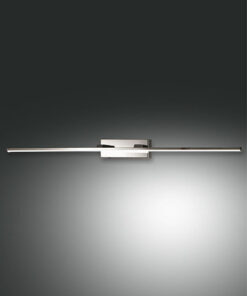 Φωτιστικό Τοίχου  Fabas Luce Nala LED 15W  Χρώμιο  IP44 1850lm Θερμό 3000K – 3361-28-138