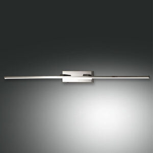 Φωτιστικό Τοίχου  Fabas Luce Nala LED 15W  Χρώμιο  IP44 1850lm Θερμό 3000K – 3361-28-138