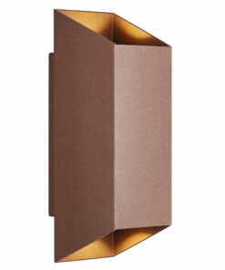 Nordlux Nico Square 22 Φωτιστικό Τοίχου Rusty IP54 GU10 Αλουμίνιο/Γυάλινο – 2218221009
