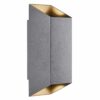 Nordlux Nico Square 22 Φωτιστικό Τοίχου Ανθρακί IP54 GU10 Αλουμίνιο/Γυάλινο – 2218221050