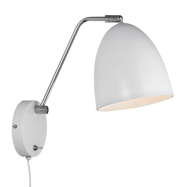 Nordlux Alexander 16 Φωτιστικό Τοίχου Λευκό E27  Μεταλλικό/Πλαστικό –  48621001