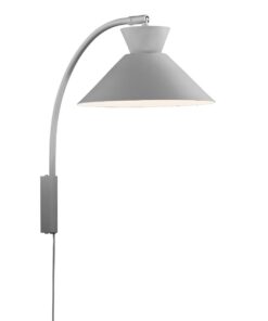 Nordlux Dial Φωτιστικό Τοίχου Γκρι E27 Μεταλλικό – 2213371010