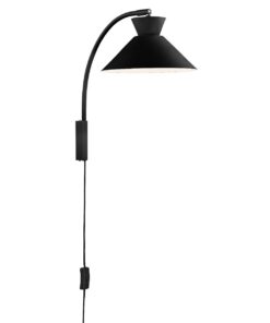 Nordlux Dial Φωτιστικό Τοίχου Μαύρο E27 Μεταλλικό – 2213371003