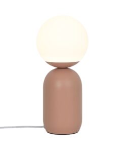 Nordlux Notti Φωτιστικό Γραφείου Terracotta E14  Γυάλινο/Μεταλλικό –  2011035059
