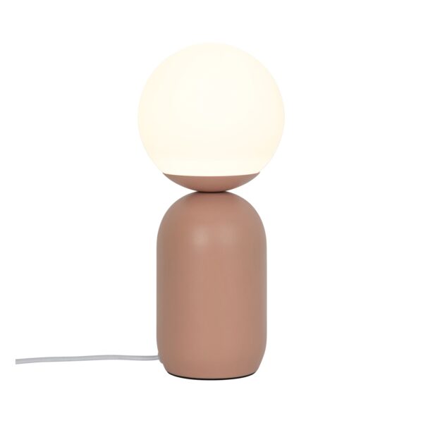 Nordlux Notti Φωτιστικό Γραφείου Terracotta E14  Γυάλινο/Μεταλλικό –  2011035059