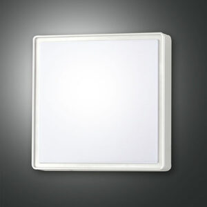 Φωτιστικό Οροφής  Fabas Luce Oban LED 15W   Λευκό  IP65 1750lm Θερμό 3000K – 3205-61-102