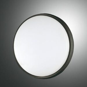 Φωτιστικό Οροφής  Fabas Luce Olly LED 23W  Μαύρο  IP54 2670lm Θερμό 3000K – 3315-61-101