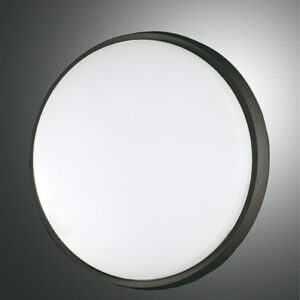 Φωτιστικό Οροφής  Fabas Luce Olly LED 30W  Μαύρο  IP54 3210lm Θερμό 3000K – 3315-65-101