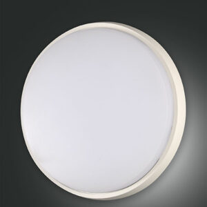 Φωτιστικό Οροφής  Fabas Luce Olly LED 30W  Λευκό  IP54 3210lm Θερμό 3000K – 3315-65-102