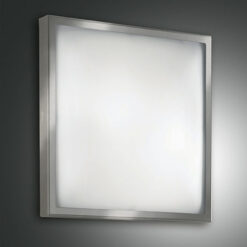 Φωτιστικό Οροφής  Fabas Luce Osaka LED  12W  Νίκελ Σατινέ   1100lm Θερμό 3000K – 3565-61-178