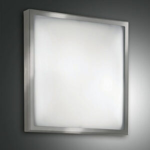 Φωτιστικό Οροφής  Fabas Luce Osaka LED  12W  Νίκελ Σατινέ   1100lm Θερμό 3000K – 3565-61-178
