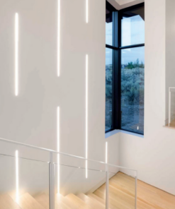 Προφίλ Αλουμινίου Γυψοσανίδας Χωνευτό για LED Ταινίες με Οπάλ Κάλυμμα 2m ACA – P125U