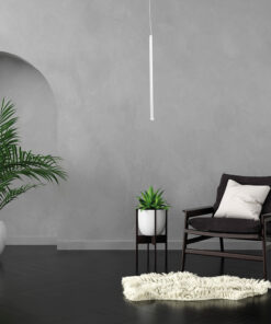 InLight Κρεμαστό φωτιστικό LED 7W 3000K από μέταλλο D:60cm (6070-White)