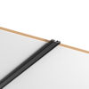 InLight Ultra-Thin μαγνητική ράγα σε μαύρη απόχρωση D:1m (TR007-BL)