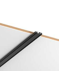 InLight Ultra-Thin μαγνητική ράγα σε μαύρη απόχρωση D:1m (TR007-BL)