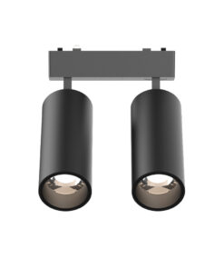 InLight Φωτιστικό LED 2x9W 3000K για Ultra-Thin μαγνητική ράγα σε μαύρη απόχρωση D:16cmX4,4cm (T03801-BL)