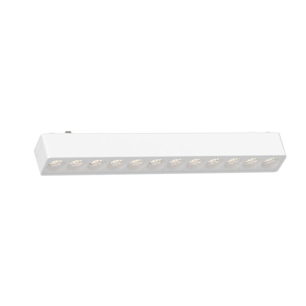 InLight Φωτιστικό LED 12W 3CCT για Ultra-Thin μαγνητική ράγα σε λευκή απόχρωση (by tuya and zigbee) D:23cmX2,4cm (T04605-WH)