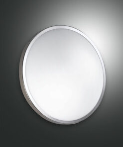 Φωτιστικό Οροφής  Fabas Luce Plaza LED  12W  Χρώμιο  IP41 1100lm Θερμό 3000K – 3566-61-138