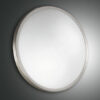 Φωτιστικό Οροφής  Fabas Luce Plaza LED  12W  Νίκελ Σατινέ  IP41 1100lm Θερμό 3000K – 3566-61-178
