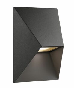 Nordlux Pontio 15 Φωτιστικό Τοίχου Μαύρο IP54 GU10  Αλουμίνιο –  2218171003