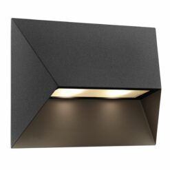 Nordlux Pontio 27 Φωτιστικό Τοίχου Μαύρο GU10 IP54 Αλουμίνιο – 2218191003