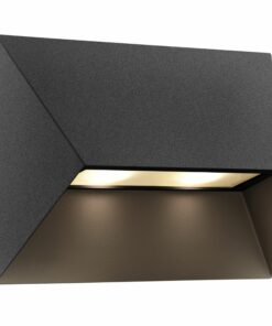 Nordlux Pontio 27 Φωτιστικό Τοίχου Μαύρο GU10 IP54 Αλουμίνιο – 2218191003